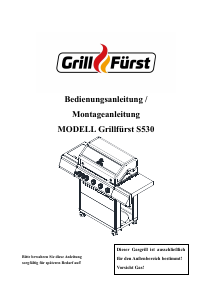 Bedienungsanleitung GrillFürst S530 Barbecue