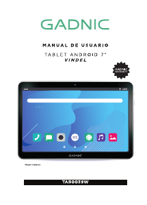 Manual de uso Gadnic TAB0039W Tablet