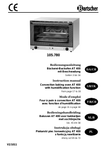 Handleiding Bartscher 105780 Oven