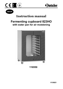 Handleiding Bartscher 116550 Oven
