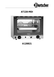 Manual Bartscher 120821 Oven