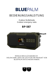 Bedienungsanleitung Bluepalm BP-587 Radio