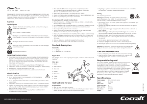 Bruksanvisning Cocraft FL-159 Limpistol