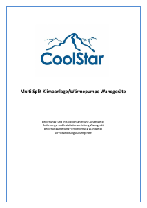 Bedienungsanleitung CoolStar CSM13000aw5b Klimagerät