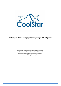 Bedienungsanleitung CoolStar CSM10000aw2b Klimagerät