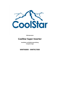 Bedienungsanleitung CoolStar WMTK6000 Wärmepumpe
