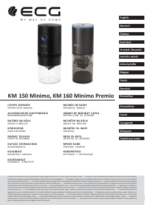 Manual ECG KM 160 Minimo Premio Râșniță de cafea