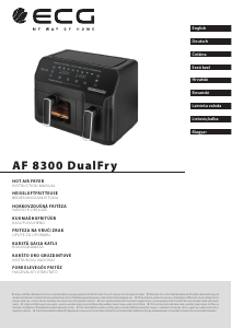Használati útmutató ECG AF 8300 DualFry Olajsütő