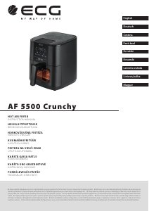 Használati útmutató ECG AF 5500 Crunchy Olajsütő