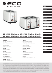 Návod ECG ST 4767 Timber Toastovač