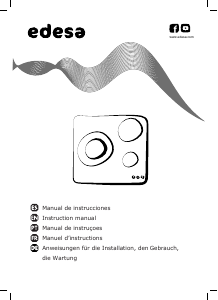 Handleiding Edesa EVT-6328 R/A Kookplaat