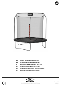 Manuale Hudora 64425 Trampolino