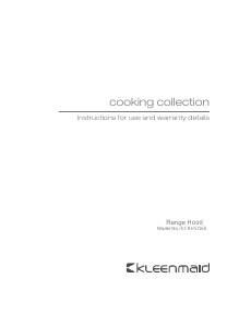 Manual Kleenmaid KCRHSO60 Cooker Hood