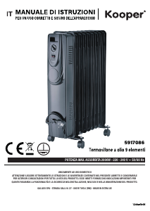 Manuale Kooper 5917086 Termoventilatore