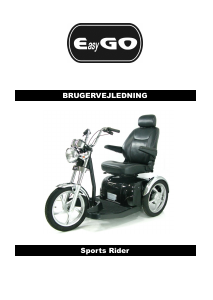 Brugsanvisning EasyGo Sports Rider El-scooter