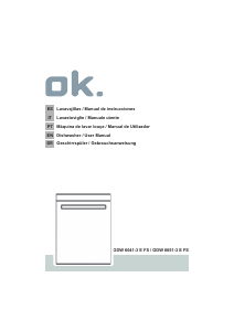 Manual de uso OK ODW 6051-3 E FS Lavavajillas
