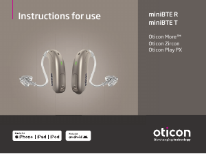 Manual Oticon Zircon 2 miniBTE T Hearing Aid