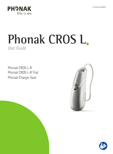 Handleiding Phonak CROS L-R Hoortoestel