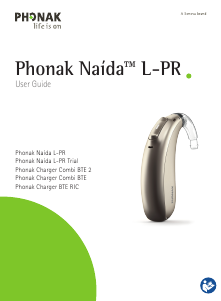 Manual Phonak Naida L90-PR Hearing Aid