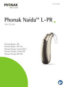 Manual Phonak Naida L30-PR Hearing Aid