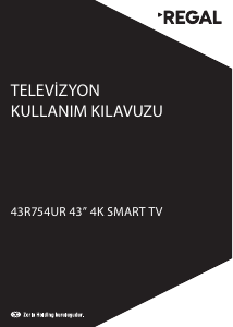 Kullanım kılavuzu Regal 43R754UR LED televizyon