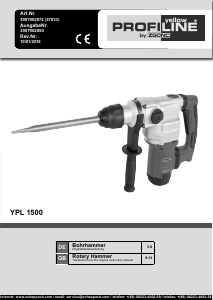 Bedienungsanleitung Scheppach YPL 1500 Schlaghammer