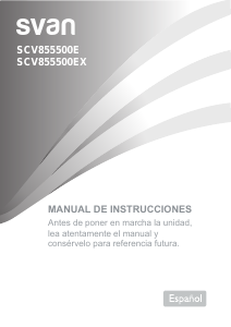 Manual Svan SCV855500EX Congelador