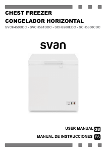 Manual Svan SCH5600CDC Freezer