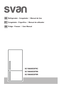 Manual Svan SC19600ESFRR Fridge-Freezer