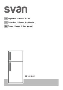 Manual Svan SF165500E Fridge-Freezer