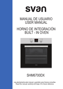 Manual de uso Svan SHM6700DX Horno