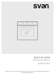 Manual Svan SHM4700EX Oven