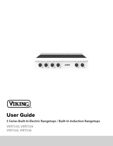 Manual Viking VERT536 Hob