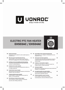 Manual de uso Vonroc EH503AC Calefactor