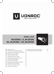 Használati útmutató Vonroc WL503DC Lámpa