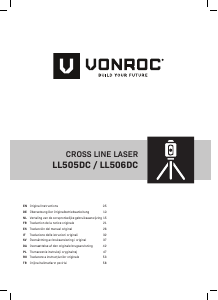 Manual de uso Vonroc LL506DC Láser de línea