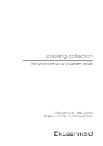 Manual Kleenmaid RHCR90 Cooker Hood