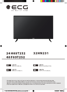 Bedienungsanleitung ECG 32 HN231 LED fernseher