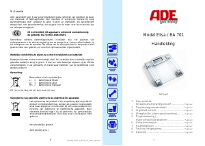 Handleiding ADE BA 701 Elisa Weegschaal