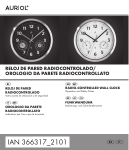 Manuale Auriol IAN 366317 Orologio