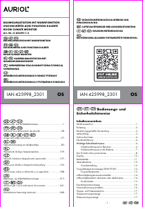 Manuale Auriol IAN 425998 Stazione meteorologica