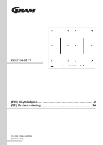 Käyttöohje Gram KKI 6164-91 TI Keittotaso