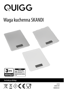 Instrukcja Quigg 948-M Skandi Waga kuchenna