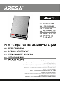 Руководство Aresa AR-4313 Кухонные весы