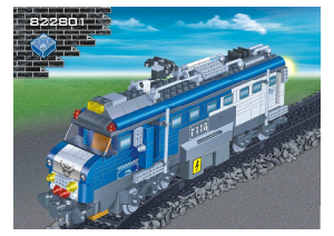 Manual BanBao set 8228 Transportation Cargo train