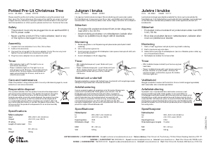 Manual Clas Ohlson W0212 Christmas Tree