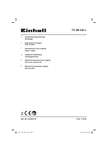 Manuale Einhell TC-SB 245 L Sega a nastro