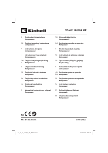 Handleiding Einhell TC-AC 190/6/8 OF Compressor