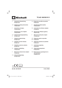 Priručnik Einhell TC-AC 420/50/10 V Kompresor