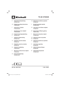 Käyttöohje Einhell TC-AC 270/50/8 Kompressori